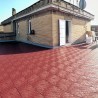Mattonella semiforata grigia Dakota 400x400x50mm per giardino ed aree esterne Dakota - 2