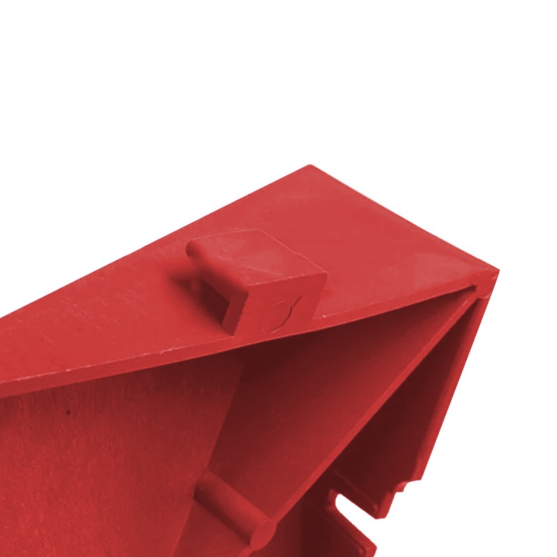 Angolo di rifinitura rosso Dakota 150x150x50mm per mattonelle da giardino ed aree esterne Dakota - 2