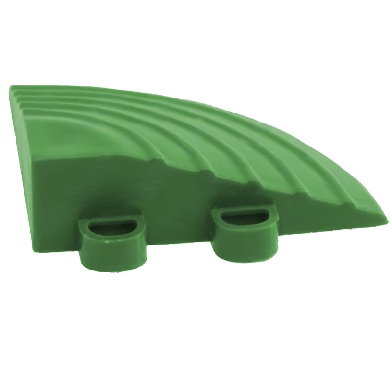 Angolo di rifinitura verde Dakota per mattonelle drenanti con aggancio maschio/femmina (100pz) Dakota - 1