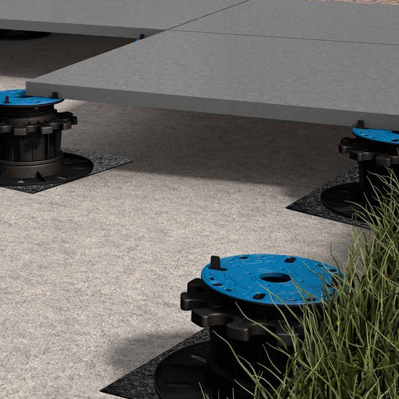 Supporti regolabili Dakota Arkimede 35 Paving per pavimenti sopraelevati a mattonelle, fuga 4mm (30pz) Dakota - 3