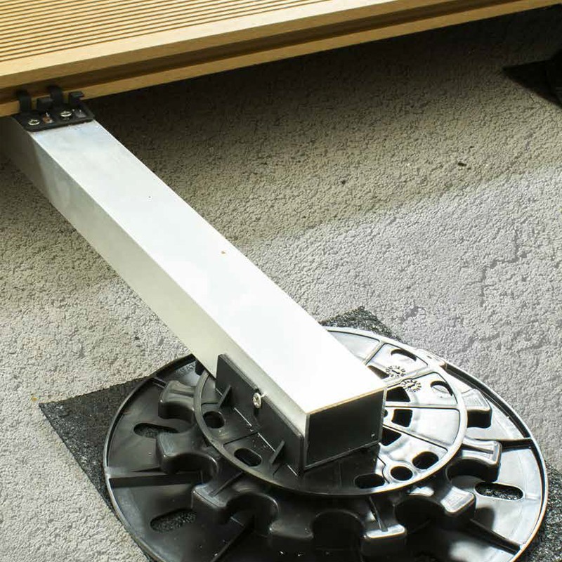 Supporti regolabili Dakota Arkimede 115 Deking per pavimenti sopraelevati a listoni (15pz) Dakota - 2