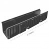 Canaletta di scolo Dakota Taurus 1mt 200x150 predisposta per profilo di rinforzo Dakota - 1