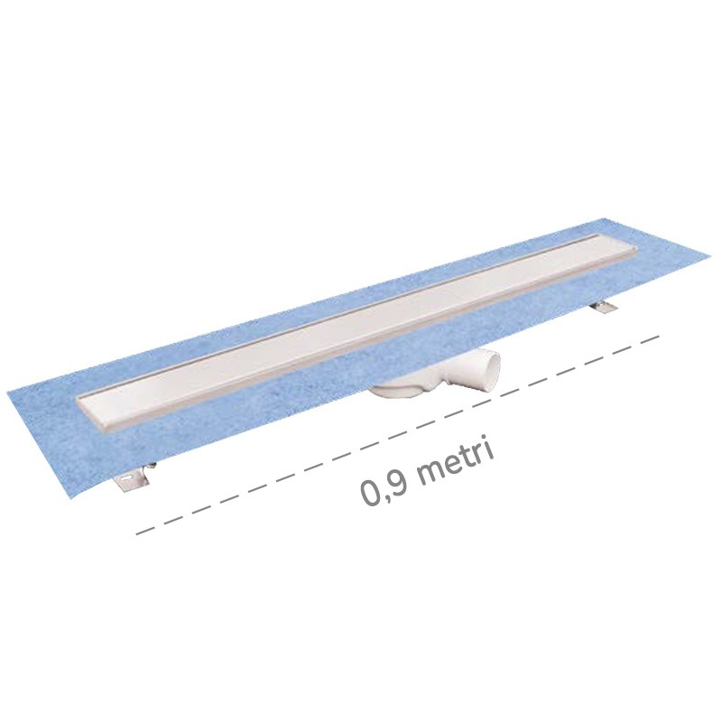 Canaletta per doccia a pavimento Dakota Dakua+ Plus DUO, 78x900mm Dakota - 1