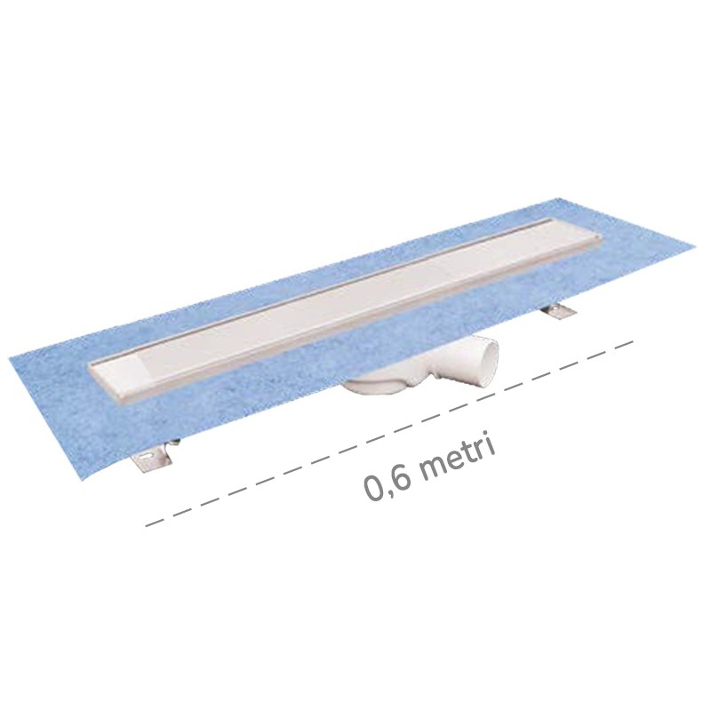 Canaletta per doccia a pavimento Dakota Dakua+ Plus DUO, 78x600mm Dakota - 1