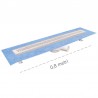 Canaletta per doccia a pavimento Dakota Dakua+ Plus OBLI, 78x800mm Dakota - 1