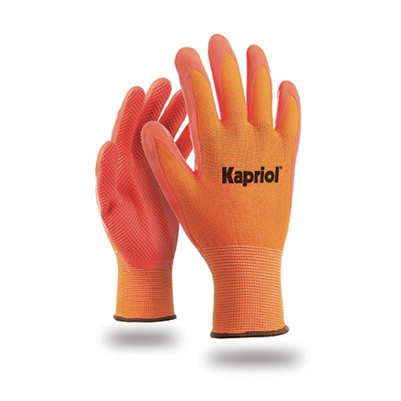 Guanti da lavoro Kapriol Power Grip in poliestere per lavori di precisione, tg. 9-10 (6paia) Kapriol - 1