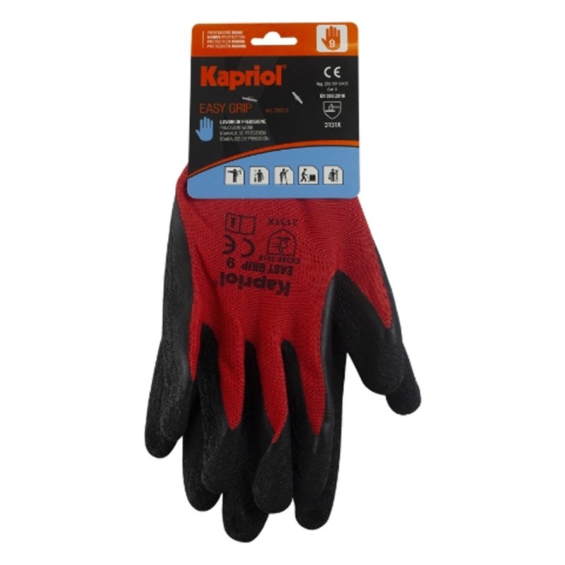Guanti da lavoro Kapriol Easy Grip in poliestere per manutenzione generale, tg. 9-10 (6paia) Kapriol - 2