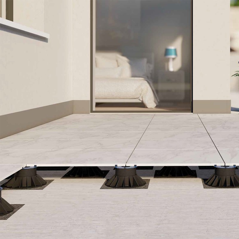 Supporti regolabili pavimentazioni Dakota Hercules testa fissa Decking, 37-60mm (30pz) Dakota - 2