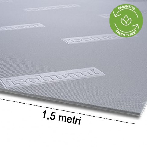Isolante acustico sottomassetto Isolmant Special 5mm in rotolo 1,5x50mt (75m²) Isolmant - 1