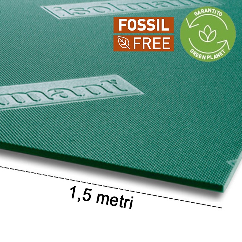 Isolante acustico sottomassetto Isolmant Special Fossil Free 15mm, rotolo 1,5x30mt (45m²) Isolmant - 1