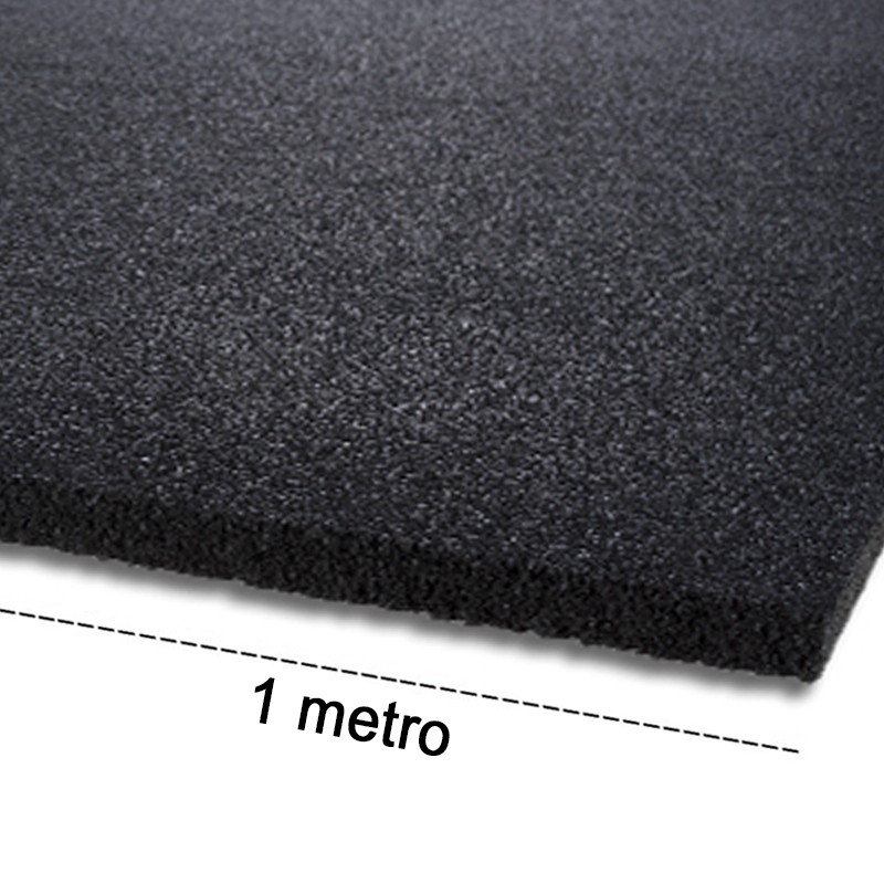 Isolante antivibrazioni Isolmant Damp 5mm strutture orizzontali sottoposte a carichi, rotolo 1x10mt (10m²) Isolmant - 1
