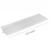 Griglia Dakota Snake 0,5mt 130x20mm per deflusso acqua piscine a sfioro Dakota - 1