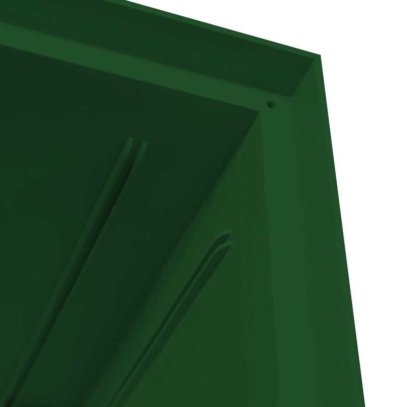 Pozzetto di ispezione Dakota Plus 300x300mm in polipropilene verde Dakota - 2
