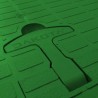 Coperchio con maniglia Dakota 550x550mm verde per pozzetto ispezione Dakota - 2