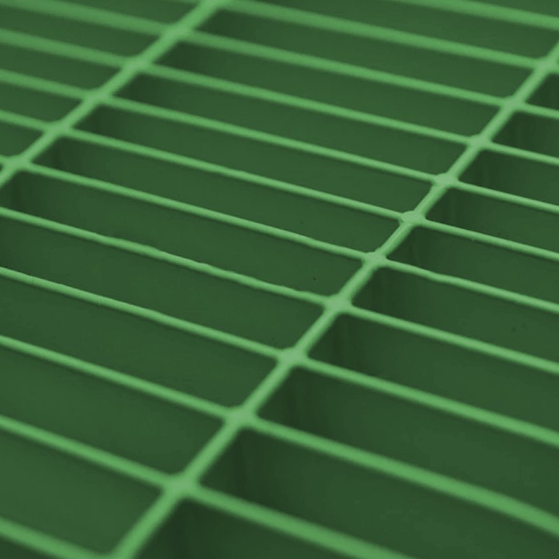 Coperchio a griglia con maniglia Dakota 200x200mm verde per pozzetto ispezione Dakota - 4