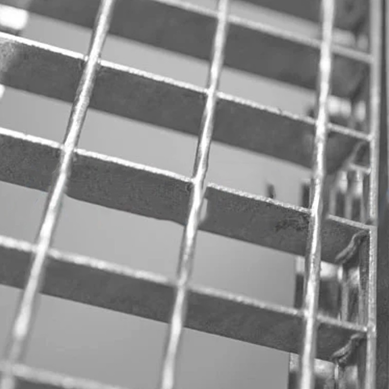 Griglia rettangolare con telaio Dakota 1000x200mm Classe 2 in acciaio zincato per raccolta acqua Dakota - 4