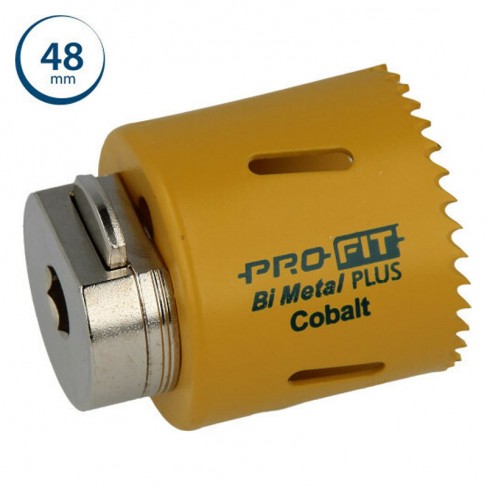 Sega a tazza ProFit BiMetal Plus Click&Drill passo regolare per foratura lamiere metalliche, 48mm