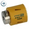 Sega a tazza ProFit BiMetal Plus Click&Drill passo regolare per foratura lamiere metalliche, 48mm