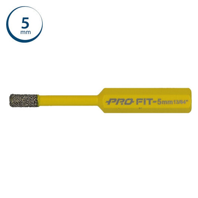 Foretto diamantato ProFit Diamond Dry Click&Drill per composito, pietra naturale, piastrelle ceramica, 5mm ProFit - 1