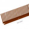 Fermapasseri a pettine Dakota 70x500mm in polipropilene rosso (600pz) Dakota - 1