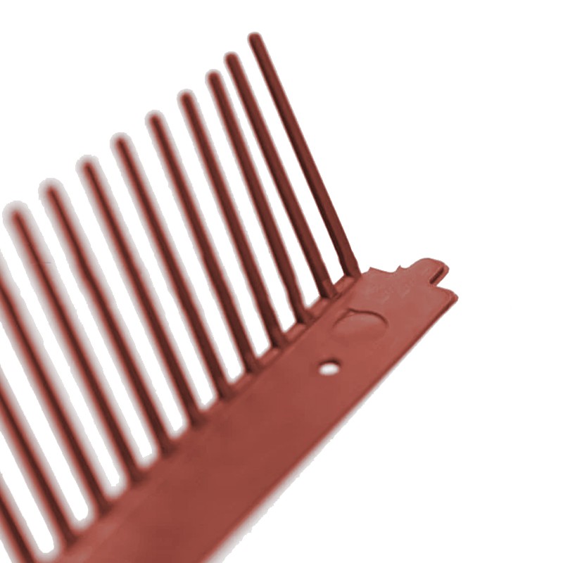 Fermapasseri a pettine Dakota 150x500mm in polipropilene rosso (400pz) Dakota - 2