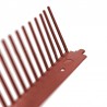 Fermapasseri a pettine Dakota 150x500mm in polipropilene rosso (400pz) Dakota - 2