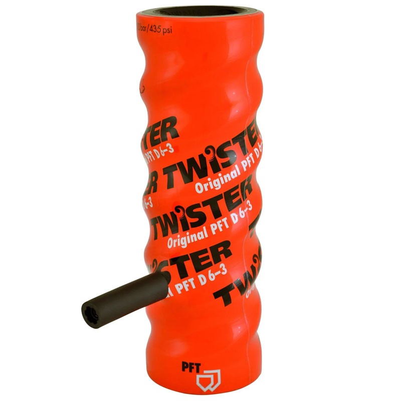 Polmone Knauf PFT Twister D6-3 PIN arancione a rotazione oraria per intonacatrici G4, Ritmo XL, Swing L Knauf PFT - 1