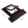 Lucernario Dakota Sky One 2.0 450x550mm apertura bilico color testa di moro Dakota - 1