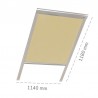 Tendina oscurante interna Beige Dakota 1140x1180mm per lucernario DK 500V Dakota - 1