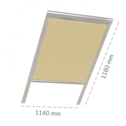 Tendina ombreggiante interna Beige Dakota 1140x1180mm per lucernario DK 500V Dakota - 1