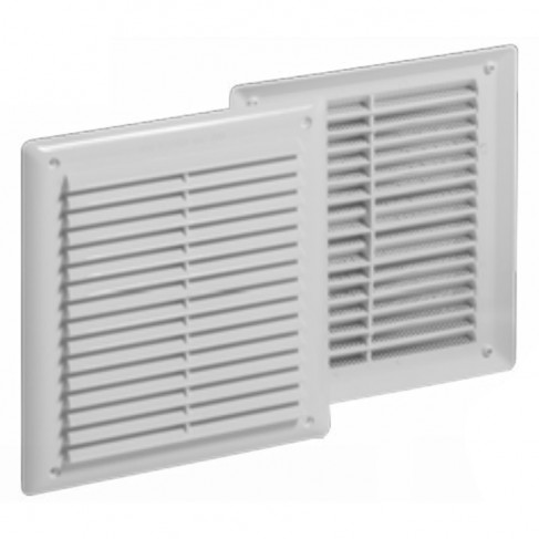 Griglie di ventilazione quadrate fisse Dakota 145x145mm in ABS bianco (10pz) Dakota - 1