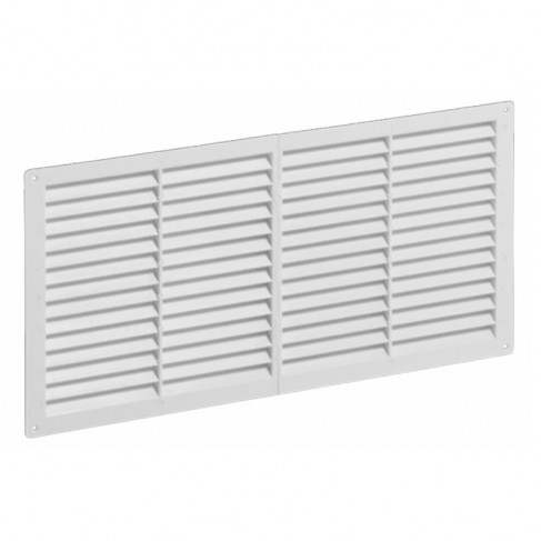 Griglie di ventilazione rettangolari fisse Dakota 630x220mm in ABS bianco (10pz) Dakota - 1