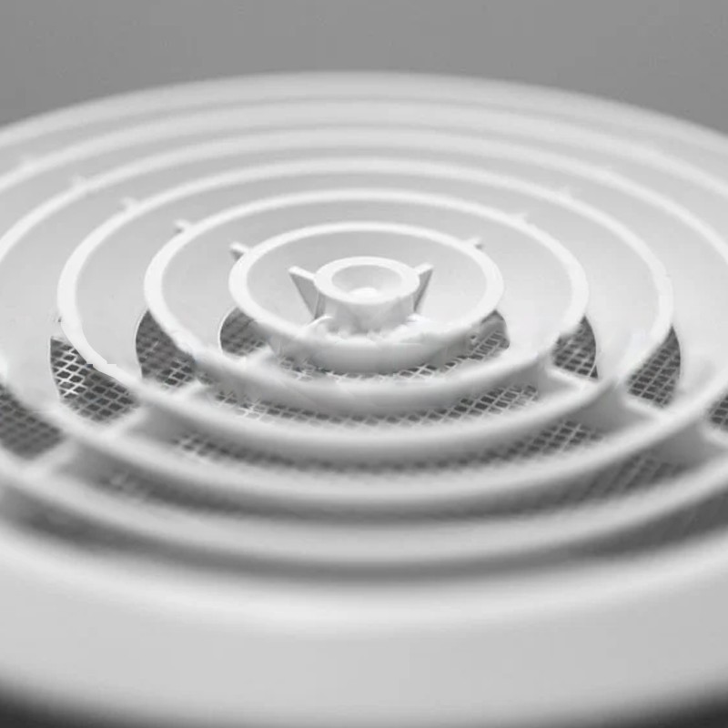 Griglie di ventilazione fisse Dakota Vortex 100mm in ABS bianco opaco (10pz) Dakota - 2