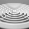 Griglie di ventilazione fisse Dakota Vortex 100mm in ABS bianco opaco (10pz) Dakota - 2