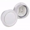 Valvola di ventilazione fissa Dakota 100mm con diffusore regolabile in ABS bianco opaco Dakota - 1