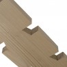 Controtelaio universale Dakota Rondine in legno abete, luce porta 65-100mm, muro 10,5cm Dakota - 2