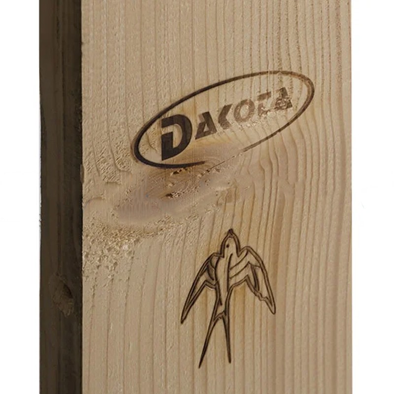 Controtelaio universale Dakota Rondine in legno abete, luce porta 65-100mm, muro 10,5cm Dakota - 3