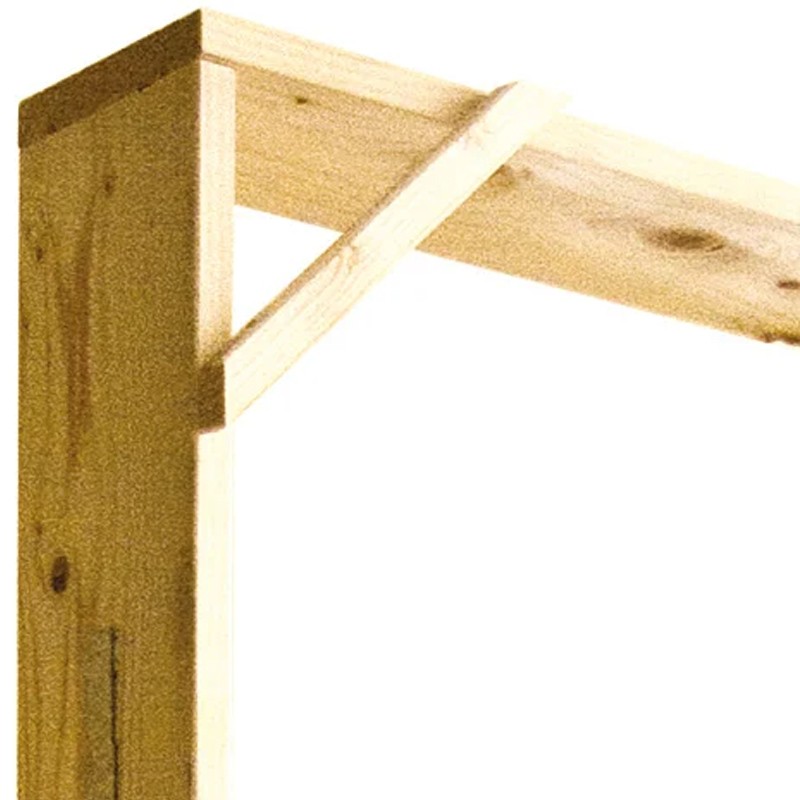 Controtelaio universale Dakota Plus in tavole abete giuntate, luce porta 65-100mm, muro 13cm Dakota - 2