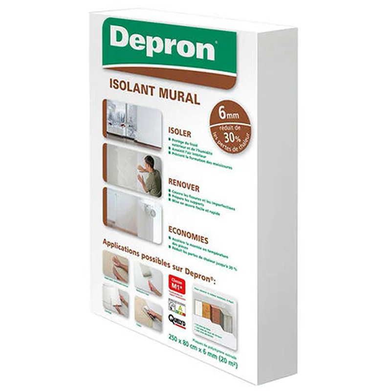 Pannelli isolanti interni Depron 80x125cm in polistirolo espanso spessore 6mm (20mq) Depron - 1
