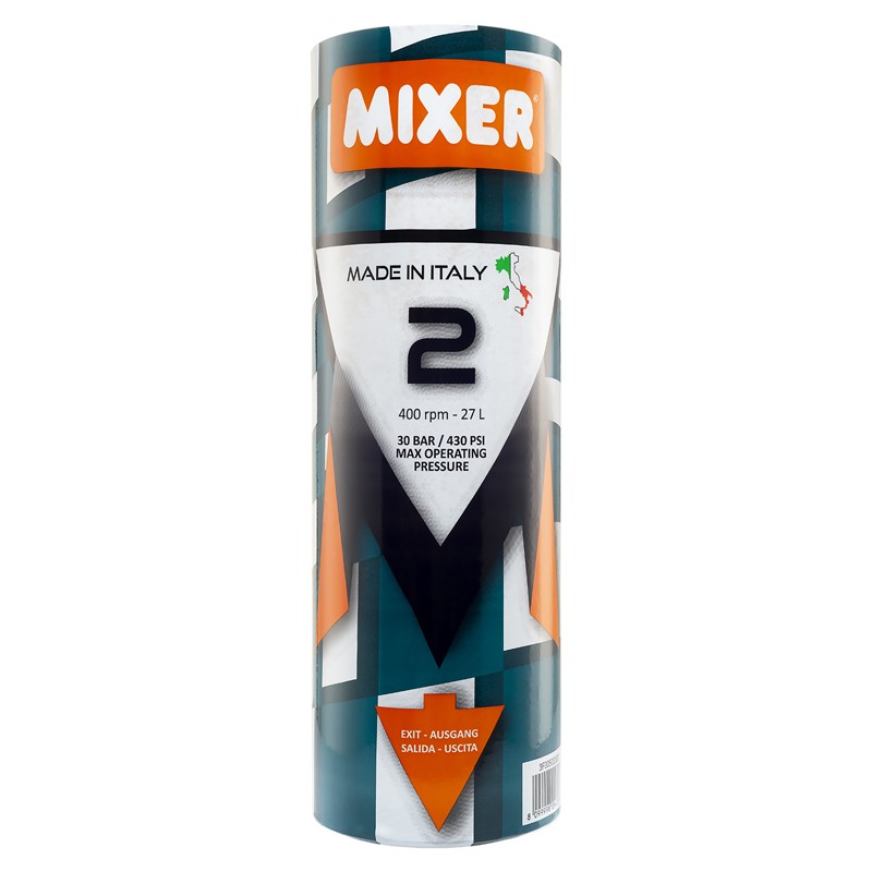 Polmone Mixer 2 D7-2,5 dritto per intonaci con granulometria fino a 3mm Mixer - 1