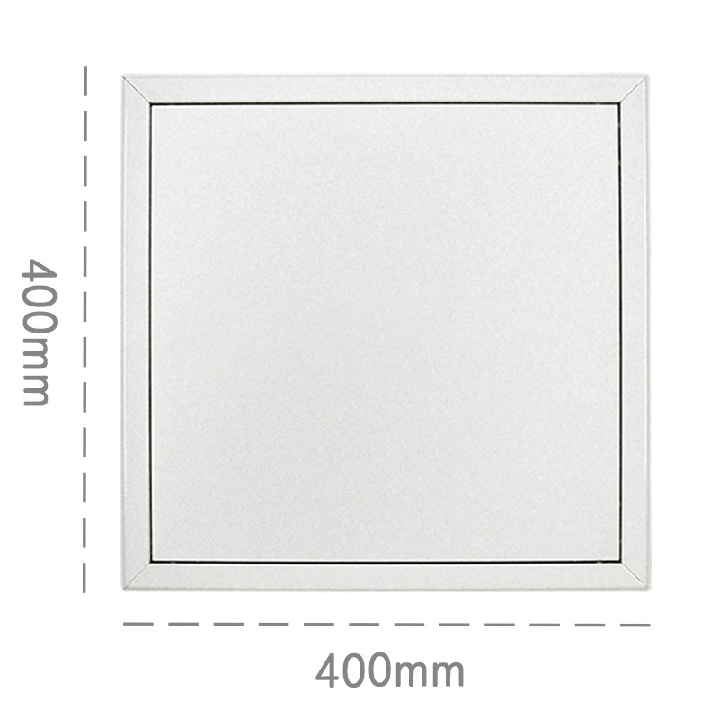 Botola d'ispezione per controsoffitti e pareti Dakota Softline 400x400mm con apertura a scatto dx/sx