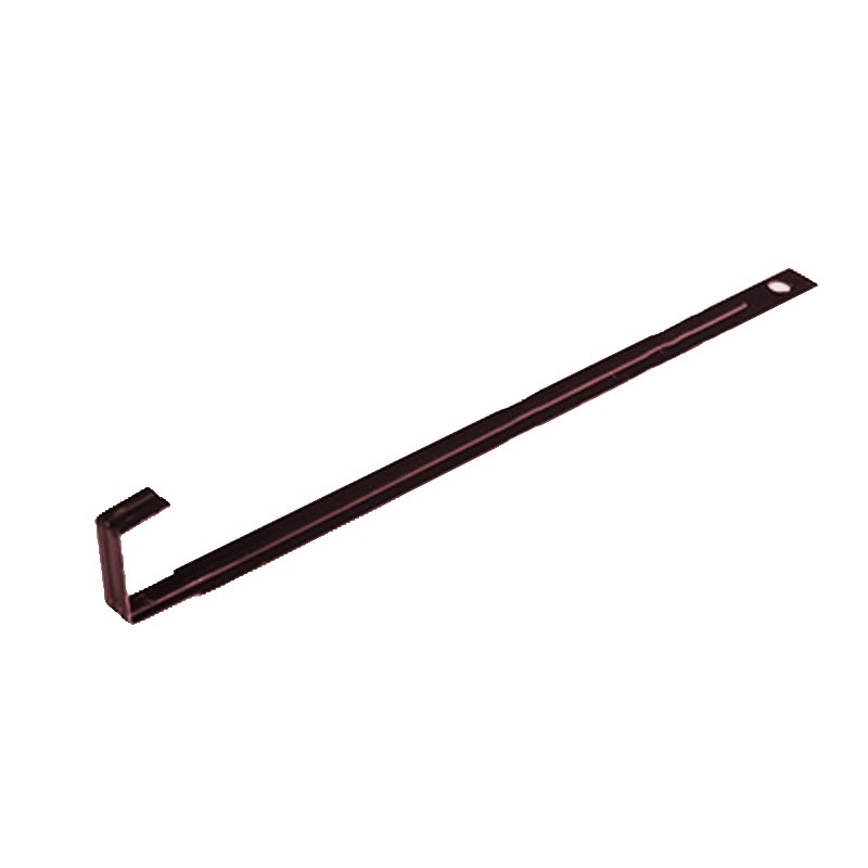 Ganci fermacolmo Dakota 200x20mm in acciaio ramato per legatura prima fila coppi (20pz)