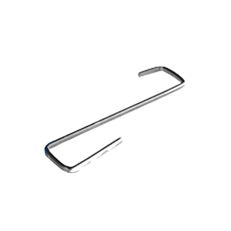 Ganci fermacoppo ad S Dakota 90x20mm in filo d'acciaio brunito per legatura coppi (1500pz)