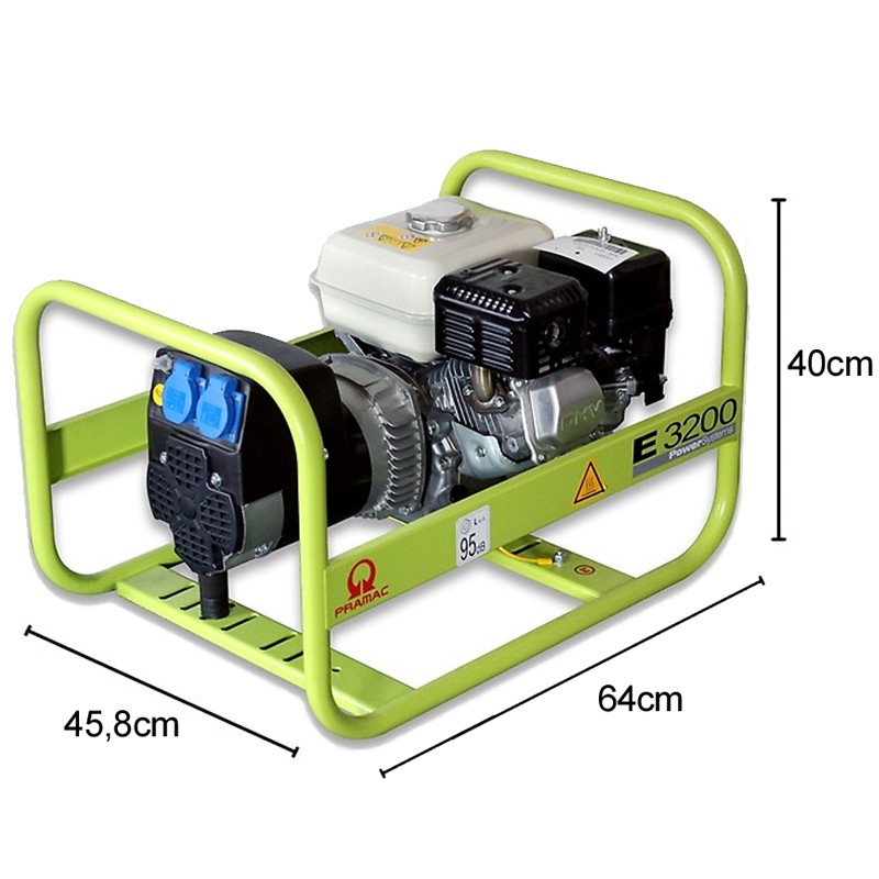 Generatore di corrente a benzina Pramac E3200 Monofase 2.6kW Pramac - 6