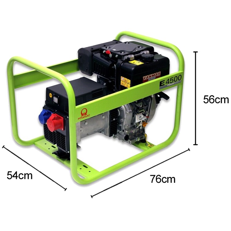 Generatore di corrente diesel Pramac E4500 Trifase 3.7kW Pramac - 6