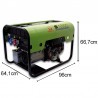 Generatore di corrente diesel Pramac S10000 Trifase 11.8kW con regolatore automatico tensione Pramac - 6
