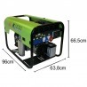 Generatore di corrente a benzina Pramac X12000 Trifase 11.1kW Pramac - 6