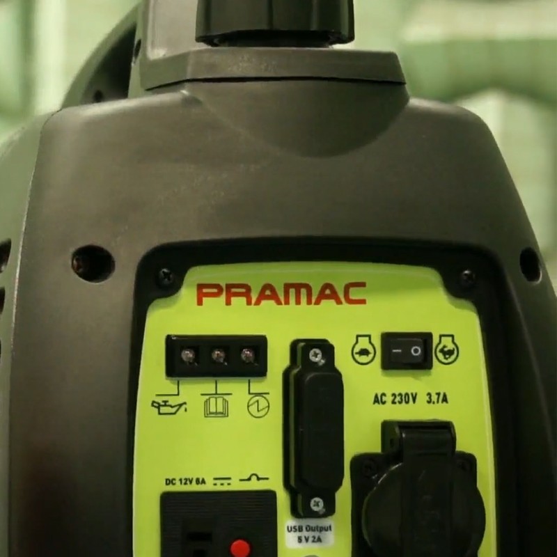 Generatore di corrente portatile a benzina Pramac PMi1000 Inverter Monofase 0.95Kw Pramac - 3