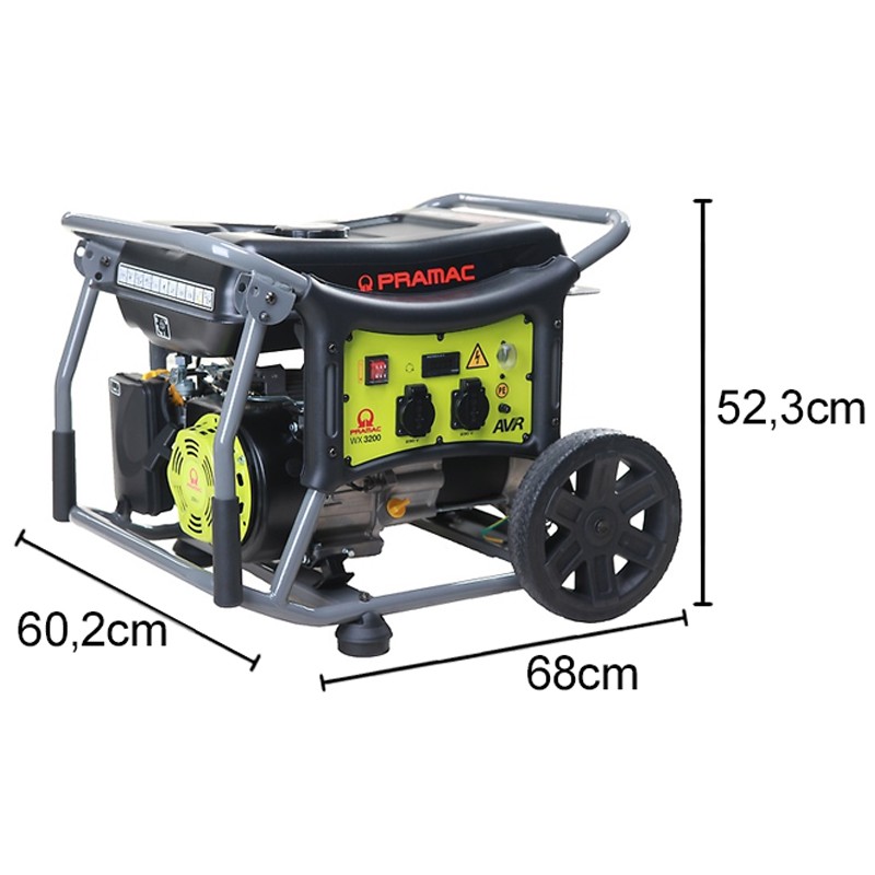Generatore di corrente a benzina Pramac WX3200 Monofase 2.85Kw con connettore quadro ATS e AVR Pramac - 5