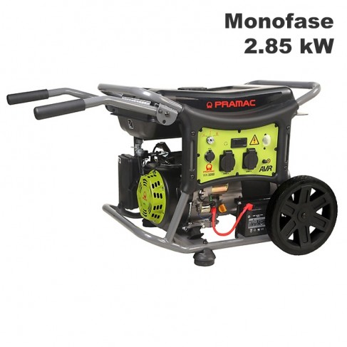 Generatore di corrente a benzina Pramac WX3200 Monofase 2.85Kw con connettore quadro ATS e AVR